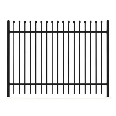 Pressed Top Wrought Iron Fence