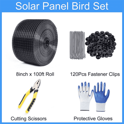 Solar Panel Bird Netting 1