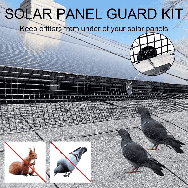 Solar Panel Bird Netting 2