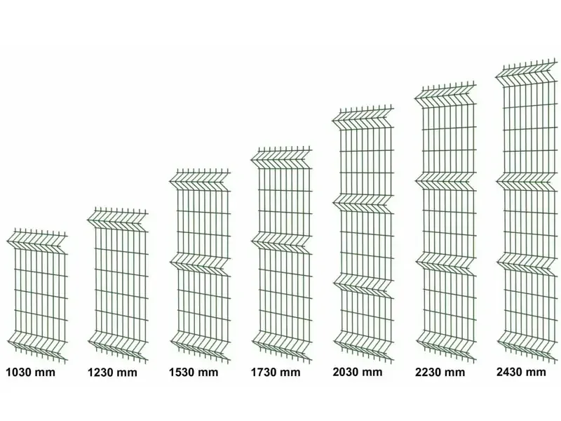 3D Curvy Welded Wire Mesh Fence Panel 21