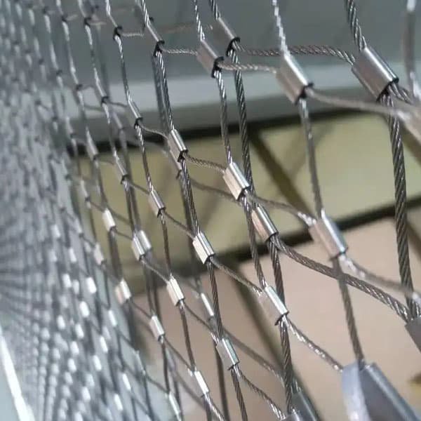Stainless Steel Woven Wire Rope Mesh Net 4