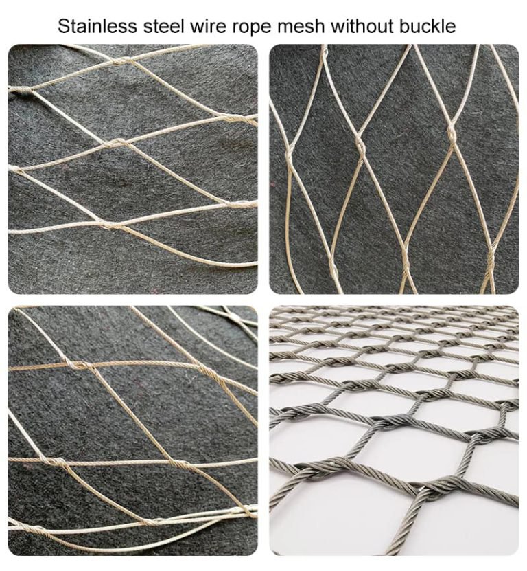 Stainless steel wire rope mesh net 8