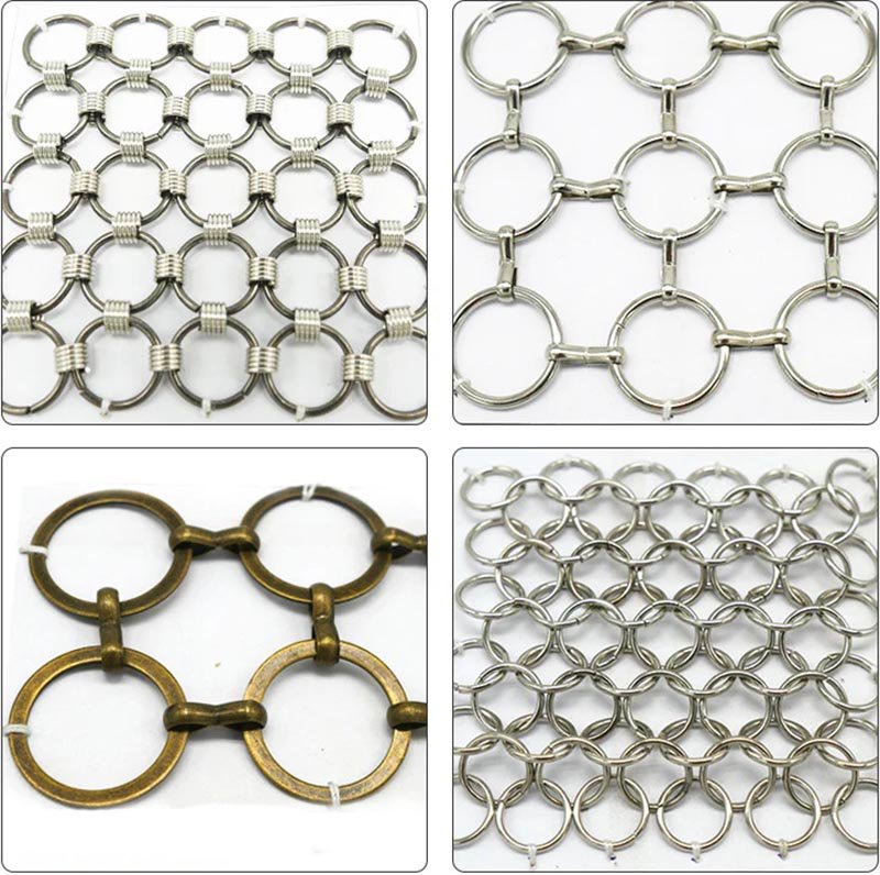 Stainless Steel Metal Ring Chainmail Mesh 8