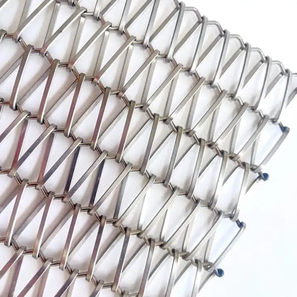 Stainless steel decorative spiral weave mesh belt 1