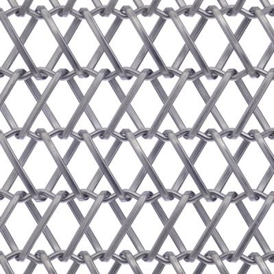 Stainless steel decorative spiral weave mesh belt
