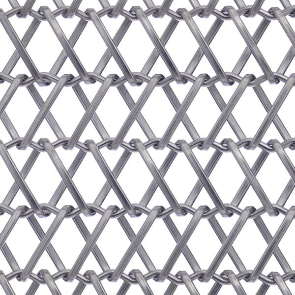 Stainless steel decorative spiral weave mesh belt