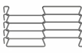 Wire mesh conveyor belt 10