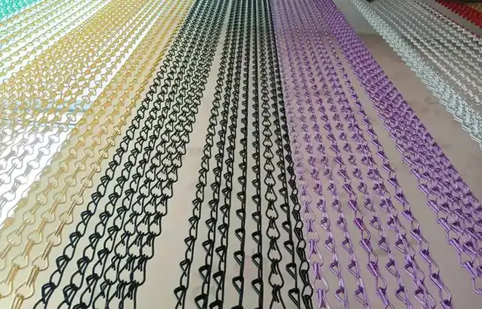 Chain Mail Ring Curtains