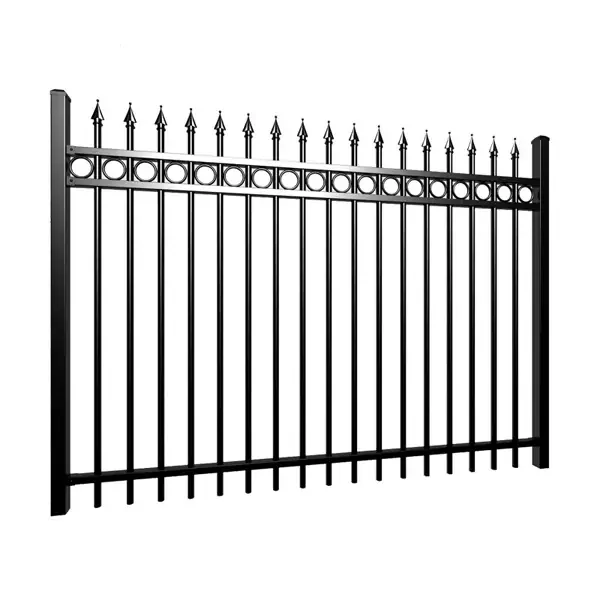 Spear Top Wrought Iron Fence 1