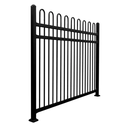 Bow Top Wrought lron Fence