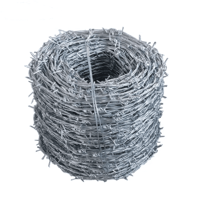 Hot dipped galvanized barbed wire