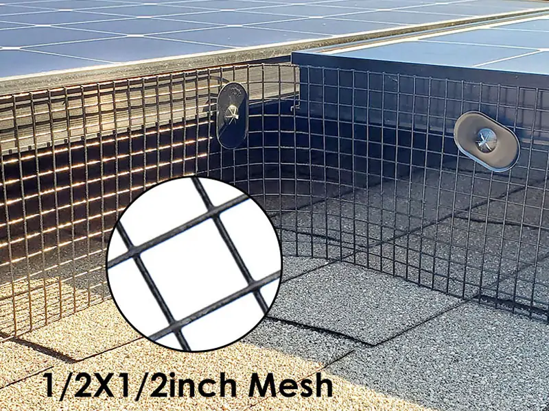 Solar Panel Guard Bird Mesh 7