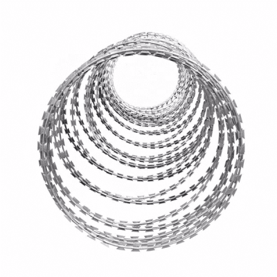 Stainless steel razor wire