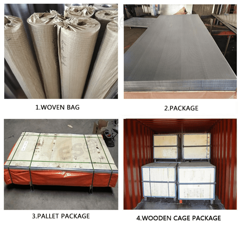 perforated metal panels packing