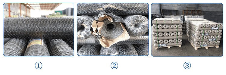 Hot Dipped Galvanized Hexagonal Wire Mesh Package