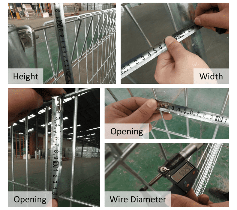 Inspection Hot Galvanized BRC Fence