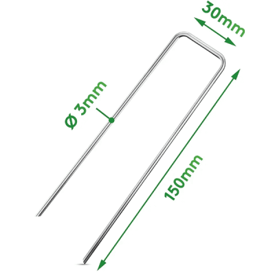 High quality galvanized sod U staples 2