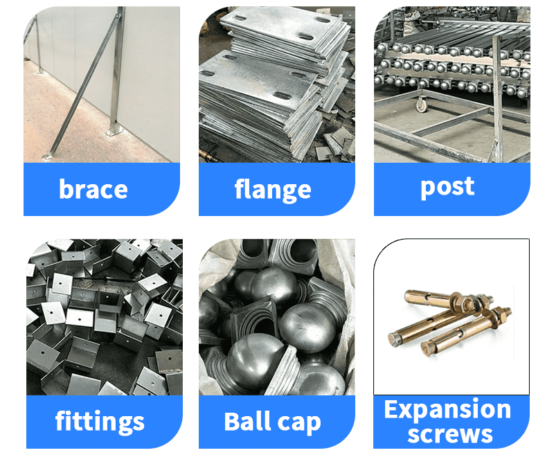 Temporary Colorbond Fence Accessories