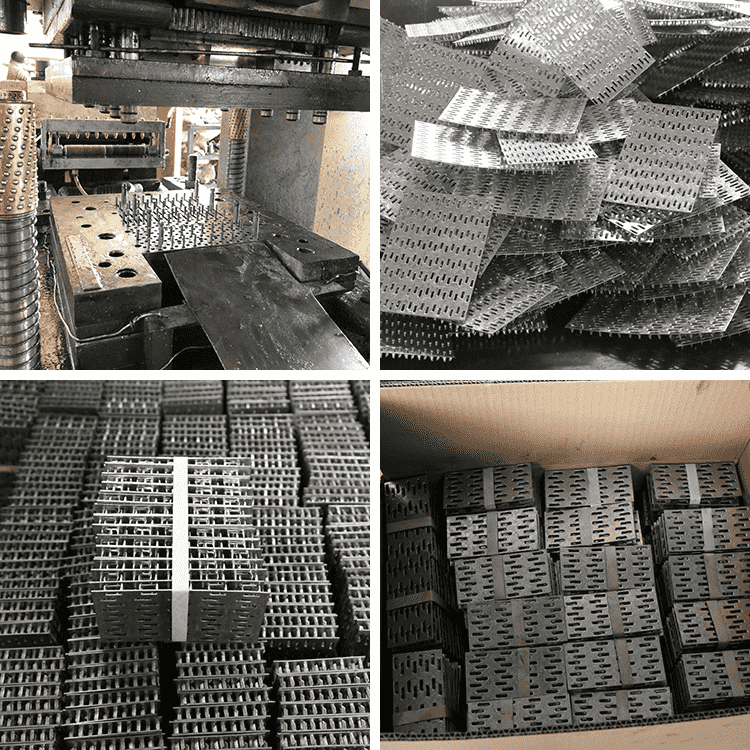 Truss nail plates packing