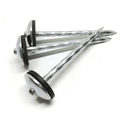 Galvanized Umbrella Head Roofing Nails 2