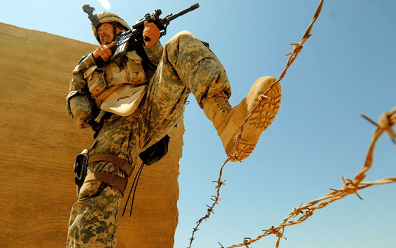 Barbed Wire for Military Defense
