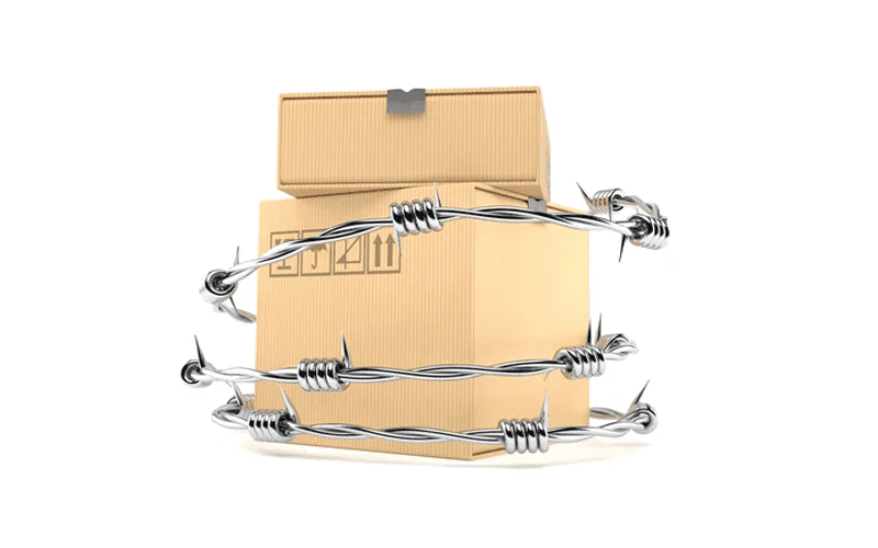 braided barbed wire packing