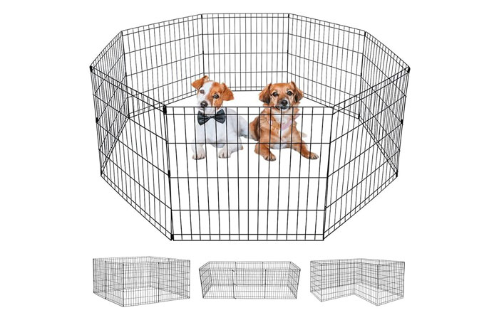 Versatile Outdoor and Indoor Foldable Pet Fence