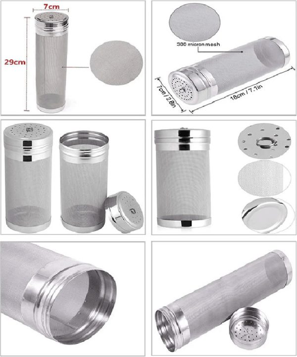 Stainless Steel Wire Mesh Beer Filters Display