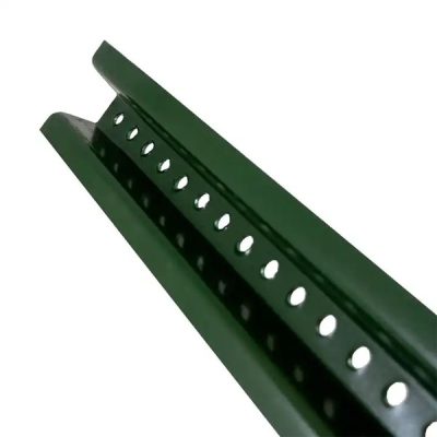 Green Powder Coated U-Channel Post 1