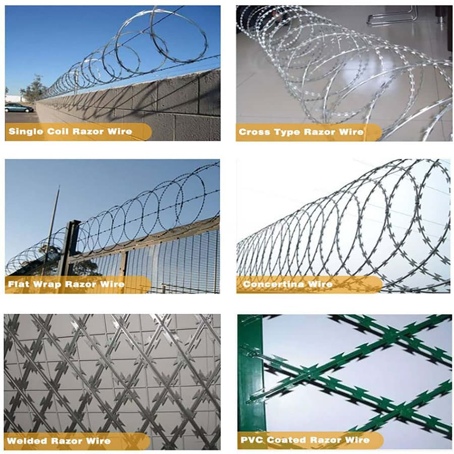 Welded Razor Barbed Wire Panel Application