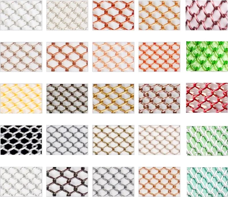 Chain Link Type Aluminum Coil Mesh Curtain