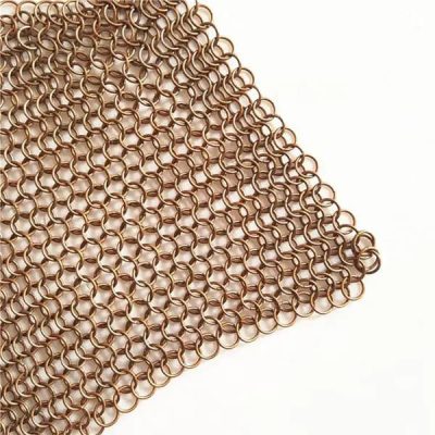 Decorative Chain Mail Ring Mesh Metal Curtain