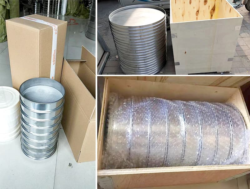 Stainless Steel Test Sieve Packing