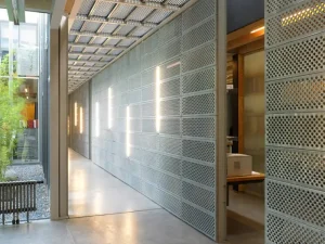 Perforated Metal Fence