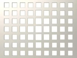 Square Hole Perforated Metal