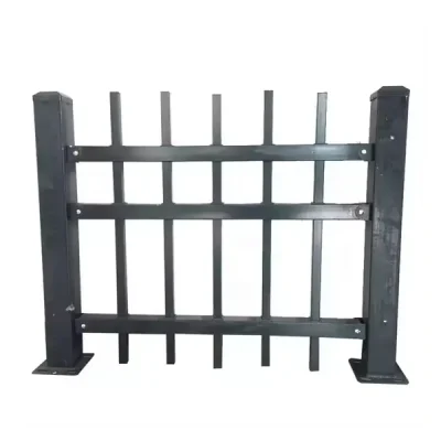 Flush Top Wrought Iron Fence