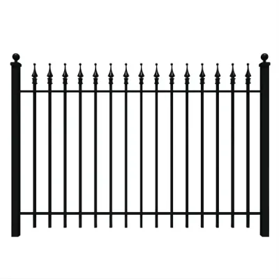 Spear Top Wrought Iron Fence