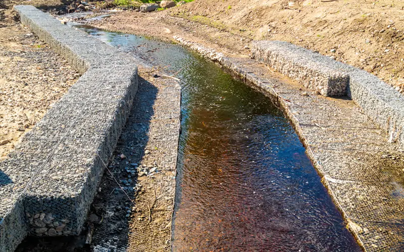 gabion baskets retaining wall 2