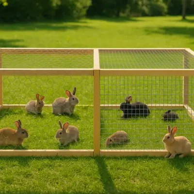Chicken Wire vs Welded Mesh for DIY Rabbit Run